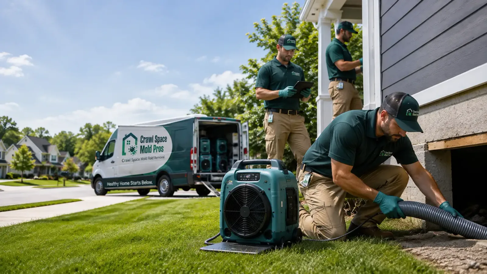 Crawl Space Mold Removal in Libertytown, MD